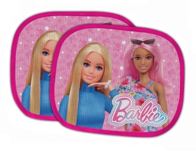 Barbie Autozonnescherm - 2 stuks - Zonweringen voor de auto - Achterruit zonnescherm voor kinderen - Roze
