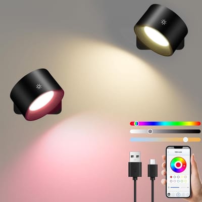 Solacis Wandlamp oplaadbaar - Wandlamp - Wandlamp oplaadbaar binnen - Wandlamp binnen - Must have voor in uw woning!