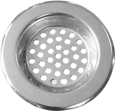 Gootsteen zeef - Afvoerputje - Haarfilter - Haarvanger - Anti haar stop - Putje - Plug - Afvoerplug - Bad / douche / wasbak / wastafel - Drain hair catcher - Korf plug - RVS - Jonyx