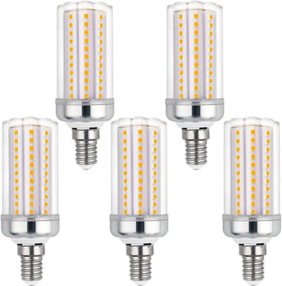 LED-lamp E14 16W Koud Wit 6000K - Set van 5 stuks met 360 graden Lichtopbrengst