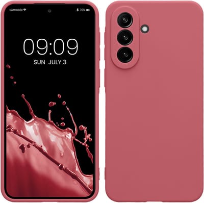 kwmobile telefoonhoesje geschikt voor Samsung Galaxy A37 5G - Hoesje voor smartphone - Precisie camera uitsnede - In donkerroze