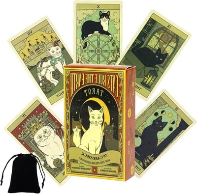 Tarotkaarten voor Beginners - 78 Kaarten met Fluwelen Zakje, Ideaal voor Spirituele Ontwikkeling en Zelfreflectie