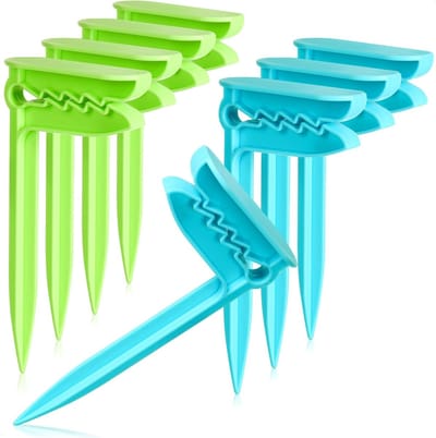 Strandhanddoekclips - 8 stuks - Haring met handdoek klem - Strandlaken klem - Knijpers - Handdoekknijpers - Winddicht - ideaal voor strand, reizen, kamperen of picknicken