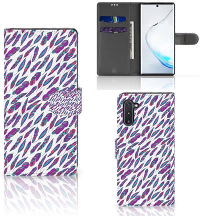 Samsung Galaxy Note 10 Telefoon Hoesje Feathers Color