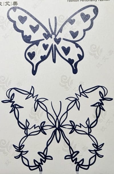 Semi-permanente tatoeage - Bijna original - Makkelijk in gebruik - Kool - Sexy - Waterbestendig - Mooie ontwerpen - Natuurlijk Veganistisch - Niet-toxisch – Duur tot 10 a 15 dagen - Door idereen te gebruiken.- A43