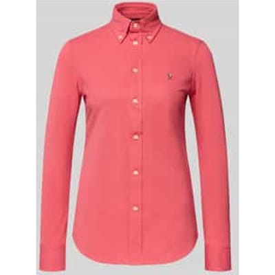 regular fit overhemdblouse van puur katoen