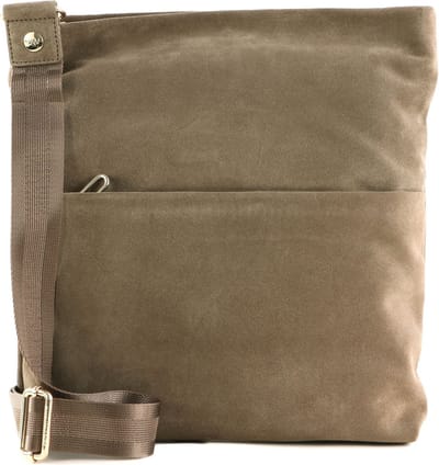 MANDARINA DUCK Leren Schoudertas Mellow Velvet Crossover Taupe Bruine
