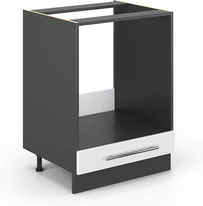 Vicco Fame-Line Ovenombouwkast – 60 cm zonder werkblad Wit Hoogglans