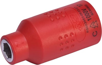 SW-Stahl 05520L-7 dopsleutelinzet, 10 mm (3/8") aandrijving 7 mm