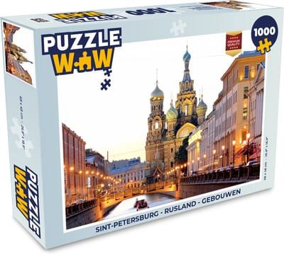 Puzzel Sint-Petersburg - Rusland - Gebouwen - Legpuzzel - Puzzel 1000 stukjes volwassenen