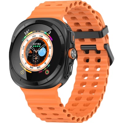 Kalebol Samsung Galaxy Watch Ultra Wave Bandje Oranje