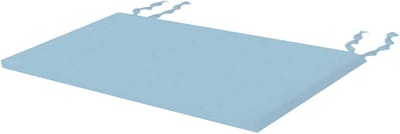 Linnen Zitkussen - Lounge Kussen - Buiten Binnen - Machine Wasbaar - 150x60x5cm - Lichtblauw