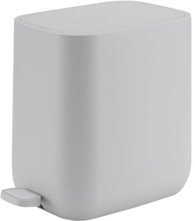 7L Pedal Afvalemmer met Deksel - Rectangular Vuilnisbak voor Keuken en Badkamer