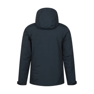 Mountain Warehouse Heren Maple 3 in 1 Waterdichte Jas (Marine)