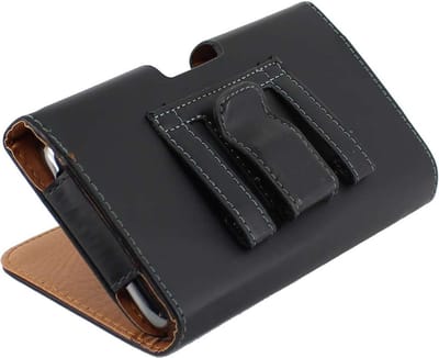ebestStar - Riemclip Hoes geschikt voor Samsung Galaxy Note 3 GT-N9000, N9002, N9005, Belt Clip Case, Portemonnee Magnetische Flip Cover, Bescherming PU Leder Hoesje, Zwart
