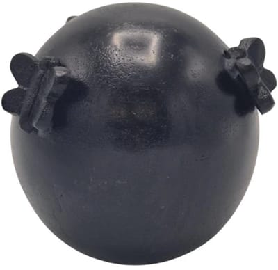 Urnenspecialist® - Urn bol met vlinders - Urn Vlinders - Urn Bol - As verwerking - 500ML - Zwart - Black