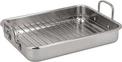 Funktion Baking dish with grid Endurance 35 x 26 x 6 cm Stainless steel