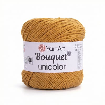 YarnArt Bouquet Unicolor - Katoen Garen - Effen - 100g - 200m - Kleur 3208