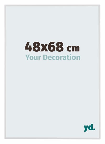 Your Decoration - Fotolijst 48x68 cm - Aluminium - Zilver Mat - Miami