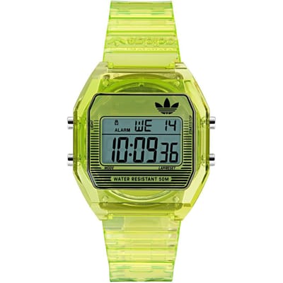 Adidas Originals Digital Two Crystal AOST25538 Horloge - Resin - Groen - Ø 36 mm