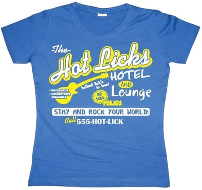 Hybris Dames Hot Licks Hotel Girly T-shirt SH-5-11012-LFH2-2