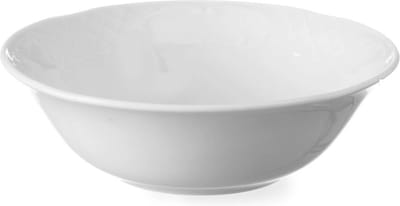 HENDI Saladeschalen – Versterkte randen – Hoogwaardig glazuur – 0,25L – Wit porselein – Set van 12