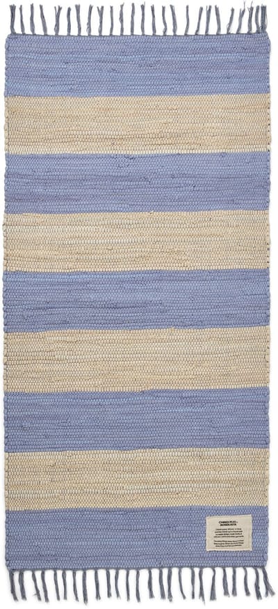 Bongusta Chindi Rug creme & baby lavender - vloerkleed crème & lavendel - 60x 120 cm