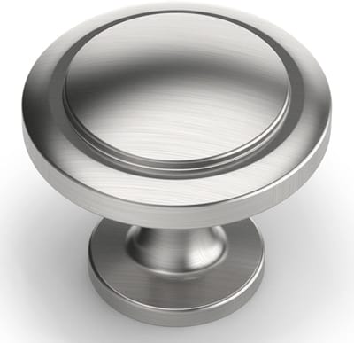Allecto - Vintage Keuken Handgrepen - Set van 12 - Brushed Nickel - Robuust Design - Ideaal voor Meubels en Keukens - Ambidextrous