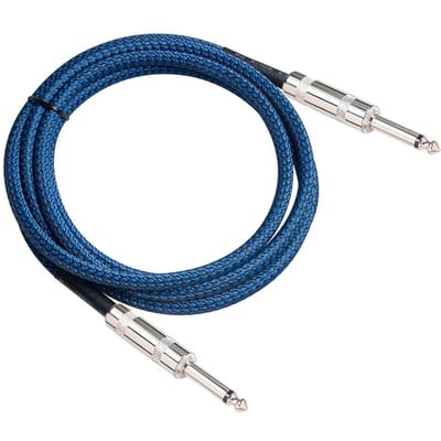 Dubbele rechte stekker 6,35 mm mannelijk naar elektrisch gitaar audiokabel professioneel geluid 3.0M
