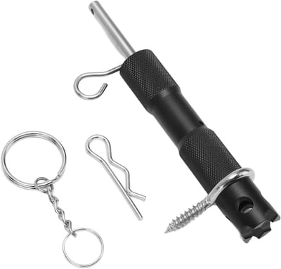 Perimeter Alarm - Kampeer Alarm - Veiligheid Bewaken - Hoorbaar Geluid - Aluminiumlegering - Zwart