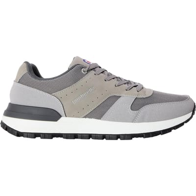Lambretta Heren Echo 2 Sailor Mesh Laaggesneden Platte Trainers (Lichtgrijs)