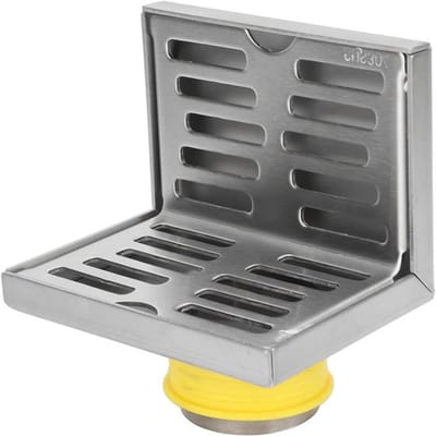 L-vormige vloergoot voor douche, roestvrij staal, corrosiebestendig, ideaal voor badkamer, kelder en patio's, perfect voor doe-het-zelf bouwers en installateurs