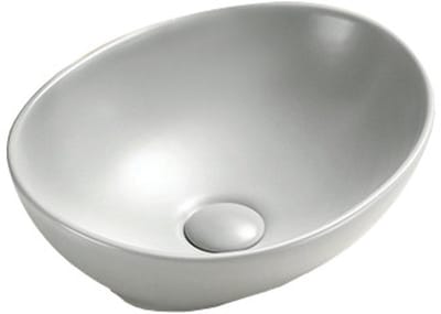 Mexen Elza opzetwastafel 40 x 33 cm, platina mat - 21014063