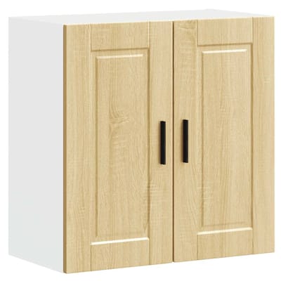 vidaXL - Keukenbovenkast - Porto - bewerkt - hout - sonoma - eikenkleurig