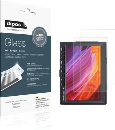 dipos – 2x Matte Pantserfolie geschikt voor Feelworld FW759 | 9H Screenprotector