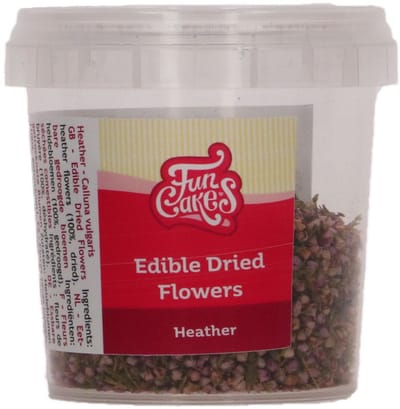 FunCakes Eetbare Bloemen - Droogbloemen - Heide - 10 g - Taartdecoratie