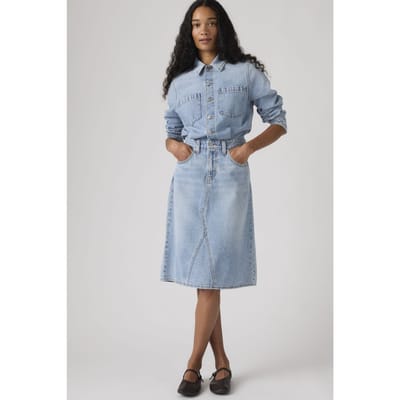 Levi's Long Sleeve A Line Western Dress Taglia: S | Abiti in T-Shirt Outlet | Donna