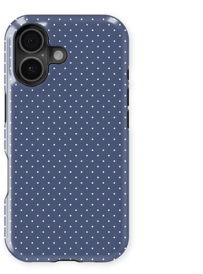 Micro Dots Tough Hoesje geschikt voor iPhone 17 | Geschikt Voor Mag | Stippen Motief Backcover geschikt voor iPhone 17 Indigo Spark