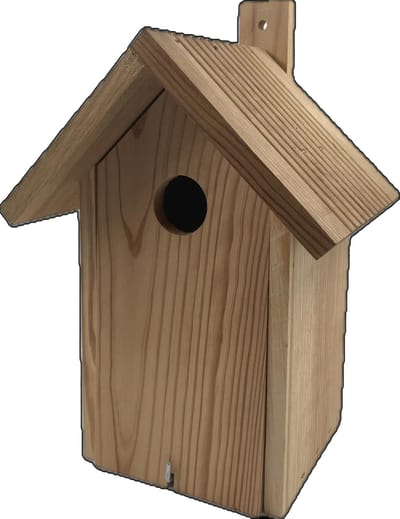 GARDEN SPIRIT Vogelhuisje - Nestkast - 18,5 x 15 x 28 cm. - Blanco