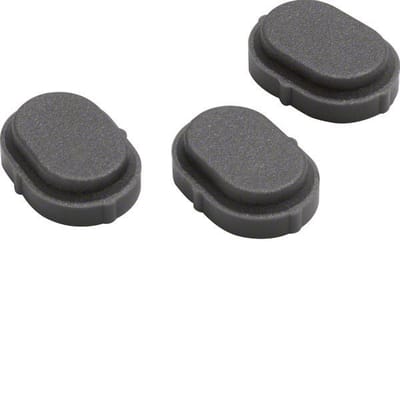 Hager Berker W1 Afdekdop voor schroefgaten Set van 4 - 18033500 [5 stuks]
