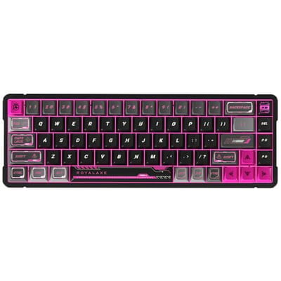 Royalaxe X68 Volledig Aluminium 65% Gaming Toetsenbord   Gateron HE Magnetische Switch   68-Toetsen US Lay-out Bedraad Mechanisch Toetsenbord   Hall