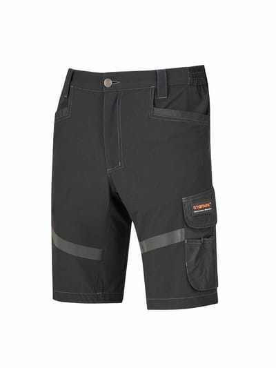 STØRVIK Stijn 4-Way Stretch Korte Werkbroek - Heren - Maat 3XL - Zwart