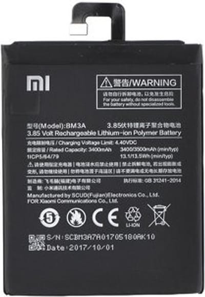 Batterij Geschikt voor Xiaomi Redmi Note 3 – Premium – Zwart
