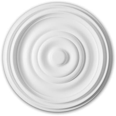 Plafond Rozet 156035 Profhome Sierelement plafond centrum tijdeloos klassieke stijl wit Ø 48,5 cm