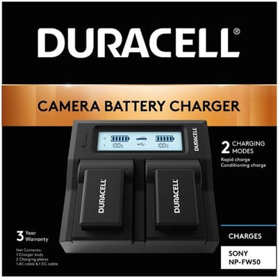 Duracell Dual laadapparaat voor DR9954/NP-FW50