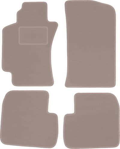 Beige veloursmatten voor: Toyota Avensis I T22 sedan, stationwagen, liftback, hatchback (1997-2003)