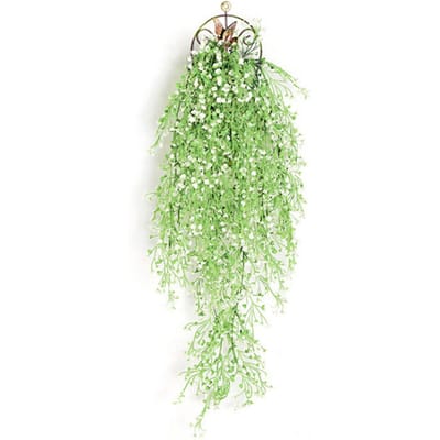 Nep Admiralty Willow 77cm Plastic Realistisch Wandhangend Admiralty Willow voor Kantoor Woonkamer beige