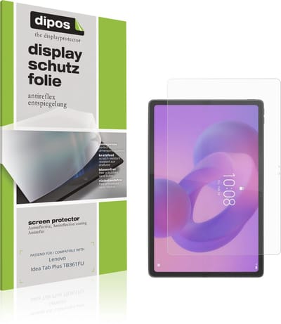 dipos – 2x Matte Beschermfolie geschikt voor Lenovo Idea Tab Plus TB361FU | Krasbestendige & antireflecterende Screenprotector Ultra-Thin