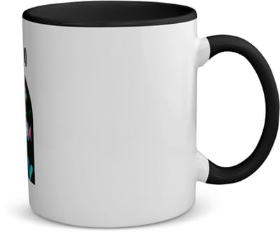 Akyol - duiken met eigen naam koffiemok - theemok - zwart - Zwemmen - duiker - sport - 350 ML inhoud