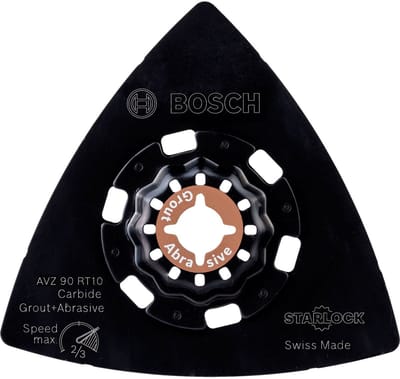 Bosch Carbide-RIFF schuurplaat AVZ 90 RT10 90 mm Sanding Grit 10 - 2609256F04